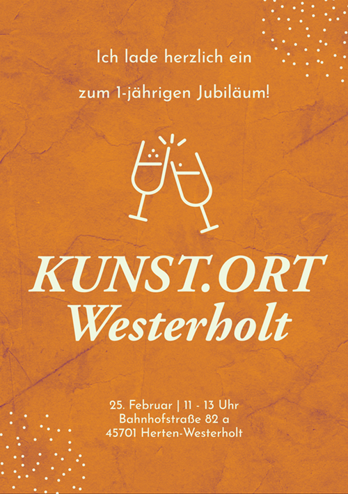 Kunst und Kultur Herten, KUNST.ORT Westerholt, Eva Ernst Herten, Einjähriges