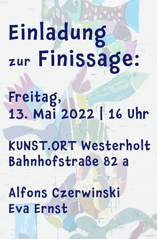 Finissage Alfons Czerwinski im Kunstort Westerholt