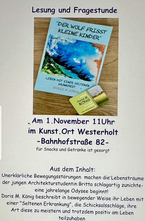 Lesung Doris König im KUNST.ORT Westerholt